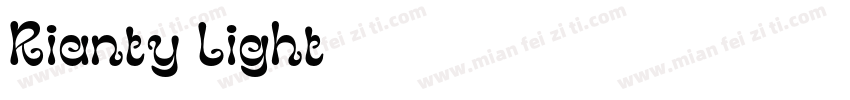Rianty Light字体转换
